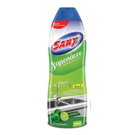 Saponáceo Cremoso Sany Limão 300ml